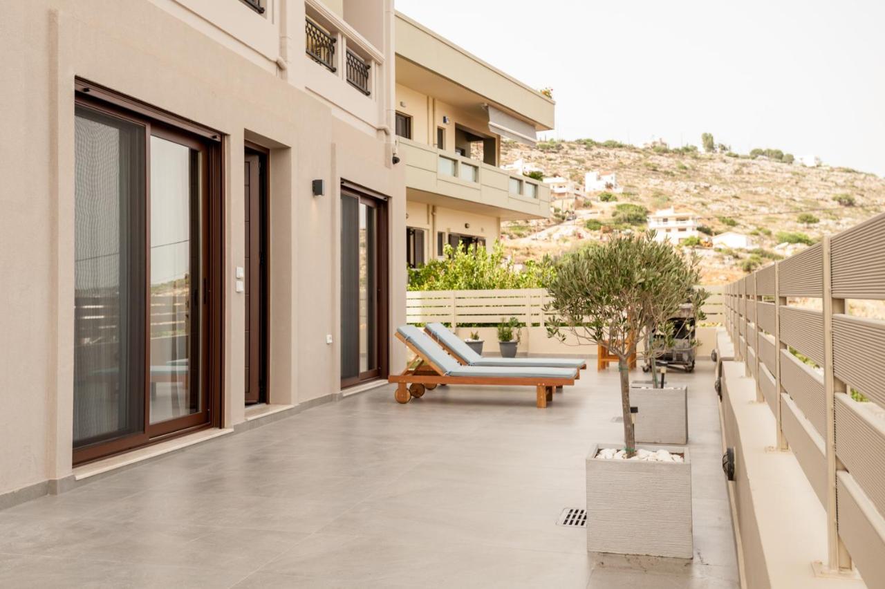 Thyme Sea View Apartments By 8Essentially Souda Dış mekan fotoğraf